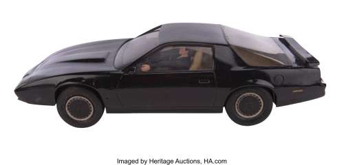 "K.I.T.T." filming miniature from Knight Rider....