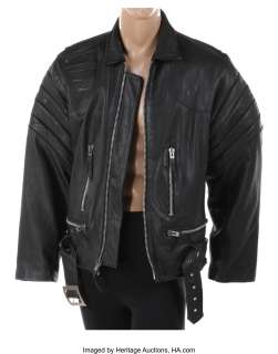 Arnold Schwarzenegger "Terminator" leather jacket from Terminator 3: Rise of the Machines....