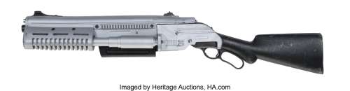 "Bone Jack" modified prop tri-barrel rifle from Eureka also used in Stargate: Atlantis and Blade: Trinity....