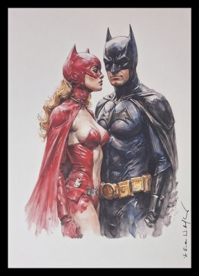 Batman and Batgirl - Vintage edition by Emma Wildfang - Large size | Catawiki