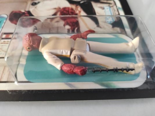 Kenner - Action figure Star Wars Admiral Ackbar - Original Action Figure + weapon 1984 - sold as LOOSE - Replacement box