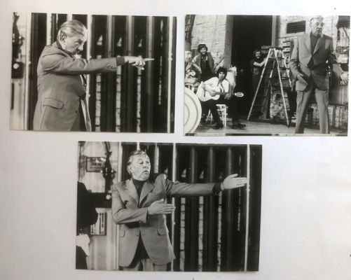 KIPA/Antenne 2 - Jacques Tati - Parade – 3 photos de presse originales – 1974 | Catawiki