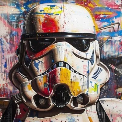 I_KONIQ - Stormtrooper in street art style | Catawiki