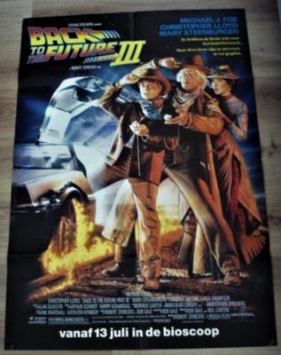 Back to the Future - Michael J.Fox. - Original Dutch Cinema release - XL - 118x83 cm - Episode III | Catawiki