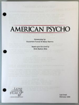 American Psycho (2000) - Last Draft - Christian Bale - Lionsgate Films
