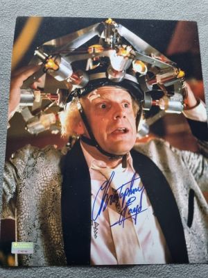 Back to the Future - Signed by Christopher Lloyd (Doc) - Celebrity Authentics | Catawiki