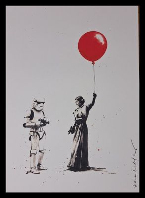 Emma Wildfang - Princess Leia - Series " Tokyo Pop Icons inspired by Banksy" - Large size | Catawiki