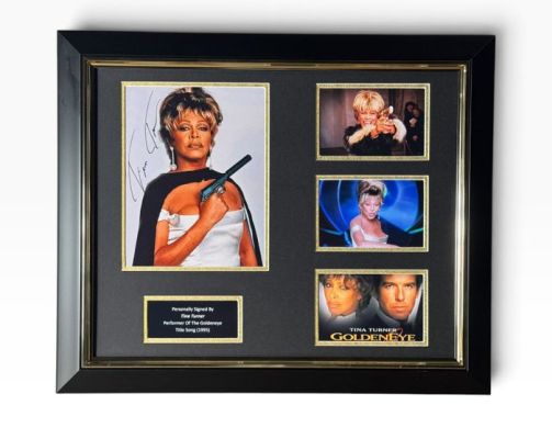 James Bond 007: GoldenEye - Tina Turner Signed Framed Display - No Rp Price ! | Catawiki