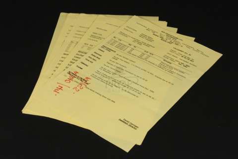 James Bond: Goldeneye | Production used model unit call sheets x8 | The Prop Gallery