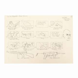 JAMES BOND: ON HER MAJESTY‘S SECRET SERVICE (1969) - Lot 1244 - Syd Cain Hand-drawn Storyboard Page