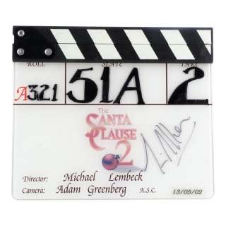 THE SANTA CLAUSE 2 (2002) - Lot #821 : Tim Allen-Autographed "A" Clapperboard