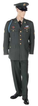 Tom Hanks "Forrest "complete class a Army dress uniform from Forrest Gump. | Profiles in History