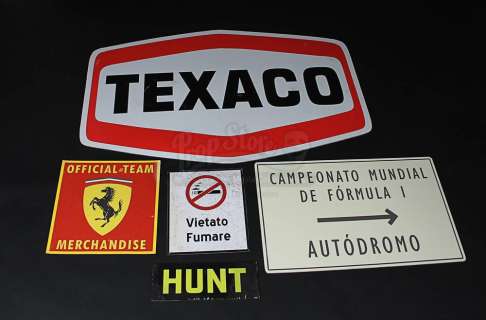 Rush | Selection of Track Signage (RP224) | Propstore