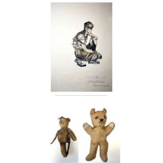 Furiosa: a Mad Max Saga (2024) | Dementus’ (Chris Hemsworth) Model Bear and Prototype Bear with Original Hand-Drawn Furiosa (Anya Taylor-Joy) as Blackfinger Costume Design by Thom Botwood | Propstore