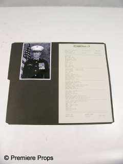 Red Frank (Bruce Willis) Military File | Premiere Props