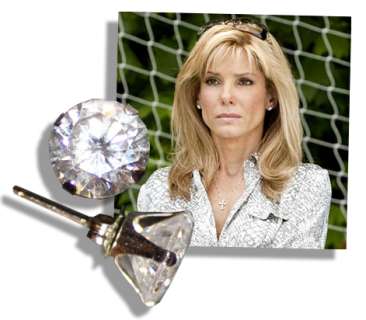 Sandra Bullock Earrings From Her Oscar Winning Performance in ’’The Blind Side’’ | Nate Sanders