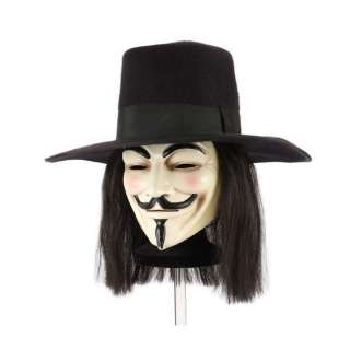 V FOR VENDETTA (2005) - Lot #432 : V Crowd Mask and Hat