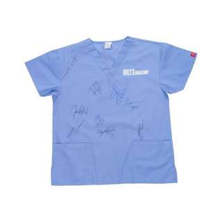 GREY‘S ANATOMY (T.V. SERIES, 2005-PRESENT) - Lot #765 : Cast-Autographed Scrub Top