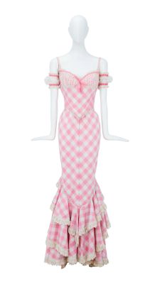 Ann-Margret | 1979 Bob Mackie Pink Costume Worn in "The Villain" with Photo and DVD | Julien’s