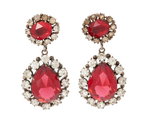 Betty Grable et al. - Lot ##240 - Earrings from "The Beautiful Blonde from Bashful Bend" by Joseff