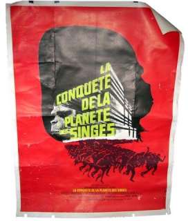 Lot 79 - La Conquête De La Planète Des Singes (1972) Oversize Original French Theatrical Poster