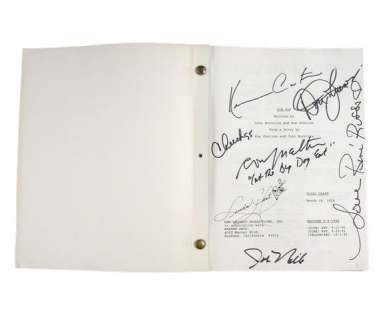Lot 73 - Tin Cup - Production Screenplay Autographed By Lead Cast & Crew