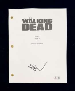Norman Reedus Signed The Walking Dead E5 Wildfire Script Beckett Authenticated | Mynt Auctions