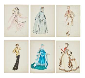 Gone With the Wind | and Other Dino Calangelo Costume Illustrations | Julien’s