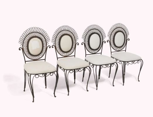 And Just Like That… | Lot #325 - Carrie Bradshaw’s Set of Wrought Iron Patio Chairs | Julien’s