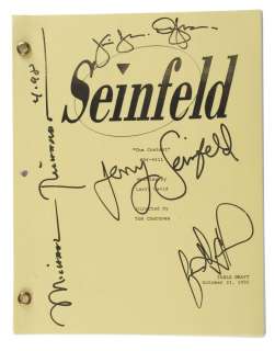 SEINFELD (1989-1998) - Lot #884 : Cast-Autographed "The Contest" Script