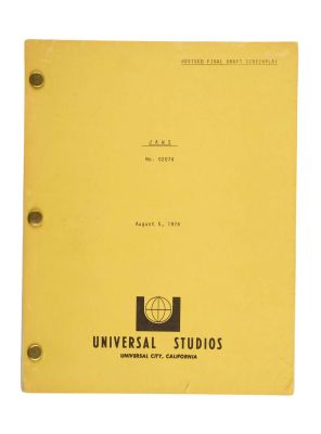 Jaws | Lot 39 - Revised Final Draft Production Script | Julien’s