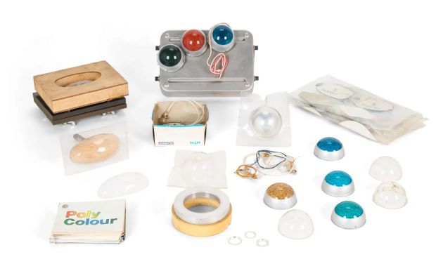Ultraman | Lot 107 - Eyepiece and Color Timer Components | Julien’s