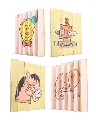 Paul Reubens | Lot 104 - “Pee-wee’s Playhouse” Double-Sided Playhouse Wall Panels (2) | Julien’s