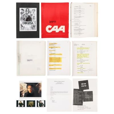DOGMA (1999)/CLERKS: THE ANIMATED SERIES (2000) - Lot #124 : The Alan Rickman Archive: Bound Personal Hand-Annotated Shooting Scripts, Photographs, Paperwork and DVD Artwork
