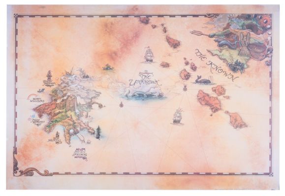 Lot 44 - A "Hook" Teaser Trailer Map Prop. | Van Eaton Galleries