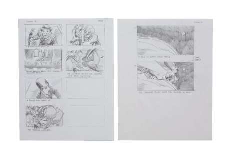 Austin Powers: International Man of Mystery | Six Scene #9-12 Storyboard Illustrations | Julien’s