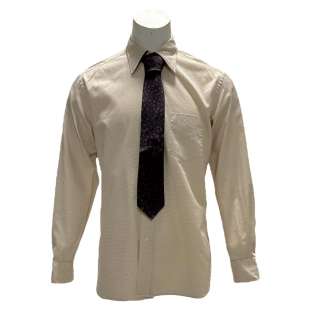 Lot #98: Knives Out Blanc Daniel Craig Screen Worn Long Sleeve, Button-Front Shirt & Tie Ch 2 Sc 93-113 & 179: Authentic Auction Item | VIP Fan Auctions | VIP Fan Auctions