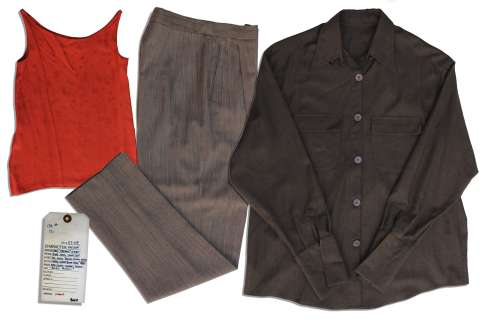 Sigourney Weaver Wardrobe Ensemble From ’’Copycat’’ -- With Armani Top | Nate Sanders