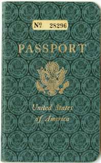 Lot 552 - JACK HALEY TWICE SIGNED PASSPORT