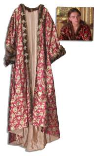 Leonardo DiCaprio Costume From ’’Man in the Iron Mask’’ -- Handmade Coat With Real Mink Trim | Nate Sanders