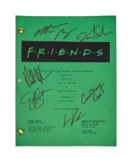 Lot 355 - Friends | Cast-Signed "The One with the Ultimate Fighting Champion" Script