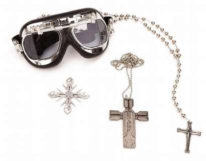 Lot 427 - Collection of (4) "Priest" as played by Paul Bettany props from Priest.