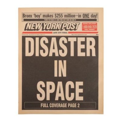 Armageddon (1998) | Disaster in Space Newspaper | Propstore