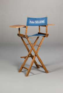 A director’s chair custom-made for Peter Sellers during filming of various ’Pink Panther’ titles, 1970s | Bonhams