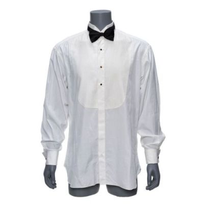 True Lies (1994) | Harry Tasker’s (Arnold Schwarzenegger) Swiss Party Shirt, Bow Tie, and Cufflinks | Propstore