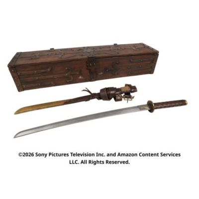 Wheel of Time, the (T.V. Series, 2021-2023) | Lot  10. Rand al’Thor’s Heron-Mark Sword, Scabbard and Case | Propstore