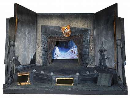 Town Hall set from "Jack Skellington’s" Christmas Town presentation, The Nightmare Before Christmas | Profiles in History