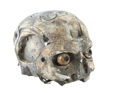 The Terminator (1984) | The Terminator’s Blown-Up Endoskeleton Skull Fragment | Propstore