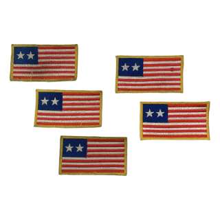 Civil War Production Used 5 Flag Patches | VIP Fan Auctions