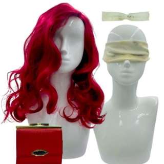 Maxxxine Tabby Martin (Halsey) Screen Used Wig, Blindfold, Wallet & Gag Rag Sc 18-22, 35-37 | VIP Fan Auctions